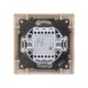 Выключатель двухклавишный на 2 направления Лама TDM Electric SQ1815-0307