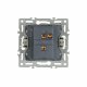 Механизм выключателя одноклавишный проходной Arlight SWT-MKP1-PL-WH (250V, 16A) 043714