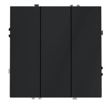Выключатель трехклавишный Voltum S70 VLS030107