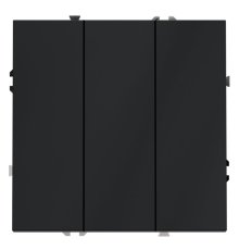 Выключатель трехклавишный Voltum S70 VLS030107