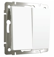 Выключатель двухклавишный с самовозвратом Werkel 4690389192364 W1122461 a062576
