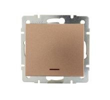 Выключатель с подсветкой Lezard Rain 703-3188-111 Выключатель с подсветкой Lezard Rain 703-3188-111