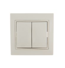 Выключатель двойной Lezard Mira 701-0303-101
