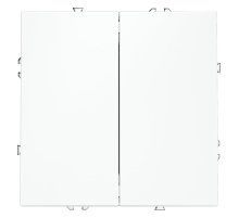 Выключатель двухклавишный Voltum S70 VLS020102