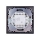 Выключатель двухклавишный с подсветкой Лама TDM Electric SQ1815-0505