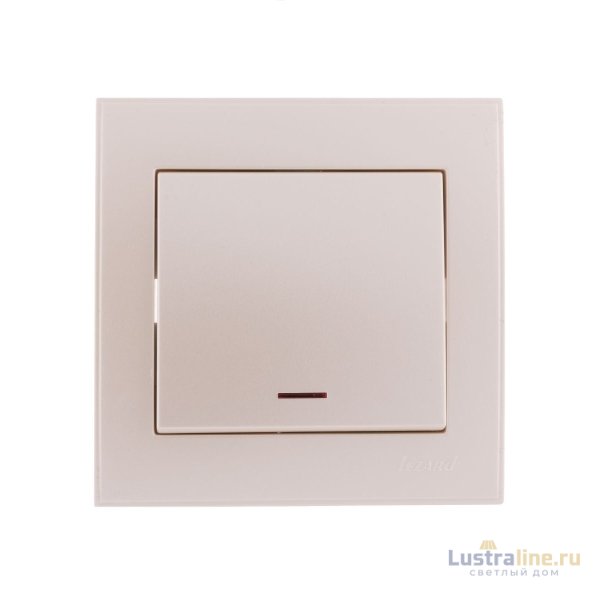 Выключатель с подсветкой Lezard Rain 703-3030-111