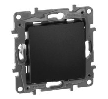 Переключатель одноклавишный Legrand Etika 10A 250V антрацит 672605