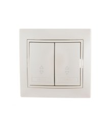 Выключатель проходной двойной Lezard Mira 701-3030-106