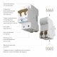 Автоматический выключатель 2P 20 A C 6 кА Werkel W902P206 4690389192722 a062458