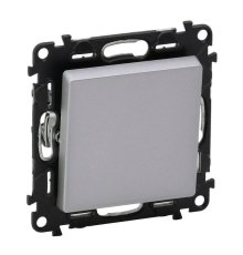 Выключатель одноклавишный Legrand Valena Life 10A 250V алюминий 752601