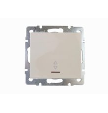 Выключатель проходной с подсветкой Lezard Rain 703-0388-114