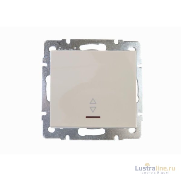 Выключатель проходной с подсветкой Lezard Rain 703-0388-114