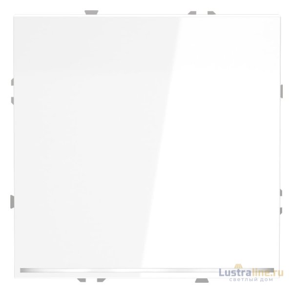 Переключатель 1-клавишный проходной с подсветкой Voltum S70 VLS010401