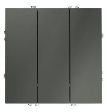 Выключатель трехклавишный Voltum S70 VLS030106