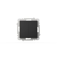 Выключатель двухклавишный ELBI Zena Vega 609-014800-202