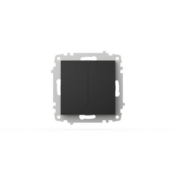 Выключатель двухклавишный ELBI Zena Vega 609-014800-202