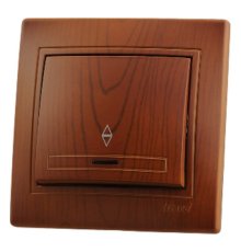 Выключатель проходной с подсветкой Lezard Mira 701-0801-114