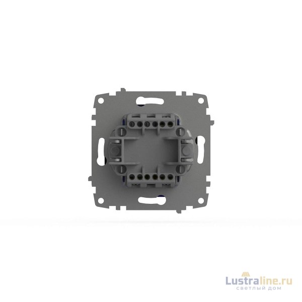 Выключатель двухклавишный с подсветкой ELBI Zena Vega 609-014800-203 Выключатель двухклавишный с подсветкой ELBI Zena Vega 609-014800-203