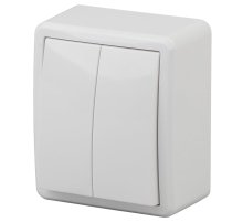 Выключатель двойной Эра 11-1204-01 Б0020663