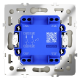 Выключатель двухклавишный Voltum S70 VLS020105