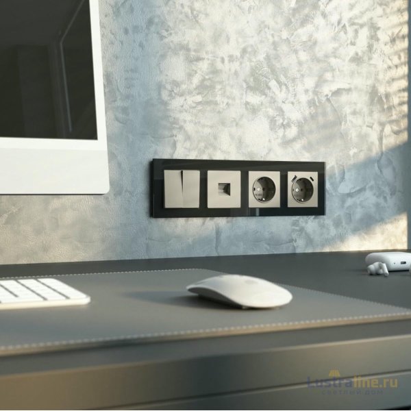 Выключатель двухклавишный Werkel W1220004 4690389211904 a069452