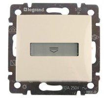 Выключатель карточный Legrand Valena с выдержкой времени и подсветкой слоновая кость 774134