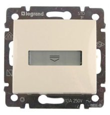 Выключатель карточный Legrand Valena с выдержкой времени и подсветкой слоновая кость 774134