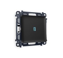 Комплект механизма 1-кл выключателя с подсветкой Ambrella Volt Alfa MA802020