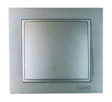 Выключатель одноклавишный Mono Electric Despina 10A 250В антрацит 102-242425-100