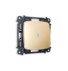 Комплект механизма 1-кл выключателя с подсветкой Ambrella Volt Omega MO602020