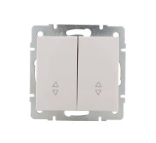 Выключатель проходной двойной Lezard Rain 703-0288-106