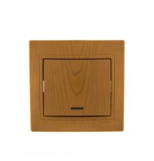 Выключатель с подсветкой Lezard Mira 701-0701-111
