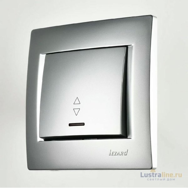 Выключатель проходной с подсветкой Lezard Karina 707-4388-114