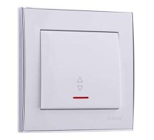 Выключатель проходной с подсветкой Lezard Rain 703-0225-114 Выключатель проходной с подсветкой Lezard Rain 703-0225-114