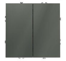 Выключатель двухклавишный Voltum S70 VLS020106
