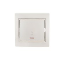 Выключатель проходной с подсветкой Lezard Mira 701-3030-114