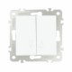 Выключатель жалюзи Arte Milano 206.38-2.white