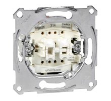 Выключатель двухклавишный Schneider Electric Merten QuickFlex MTN3115-0000
