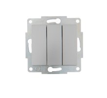 Выключатель тройной Lezard Karina 707-4388-109