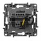 Переключатель одноклавишный Legrand Etika с подсветкой 10A 250V алюминий 672415
