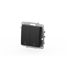 Переключатель двухклавишный ELBI Zena Vega 609-014800-211