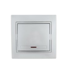 Выключатель проходной с подсветкой Lezard Mira 701-1010-114