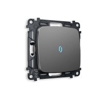 Комплект механизма 1-кл выключателя с подсветкой Ambrella Volt Omega MO652020