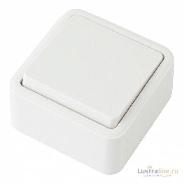 Выключатель одноклавишный проходной Arte Milano 310.32-1.white