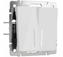 Выключатель двухклавишный с подсветкой Werkel 4690389197284 W1120141 a064003