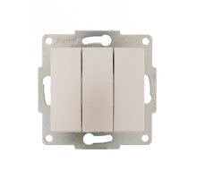 Выключатель тройной Lezard Karina 707-3088-109 Выключатель тройной Lezard Karina 707-3088-109