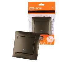 Выключатель одноклавишный с подсветкой Лама TDM Electric SQ1815-0704 Выключатель одноклавишный с подсветкой Лама TDM Electric SQ1815-0704