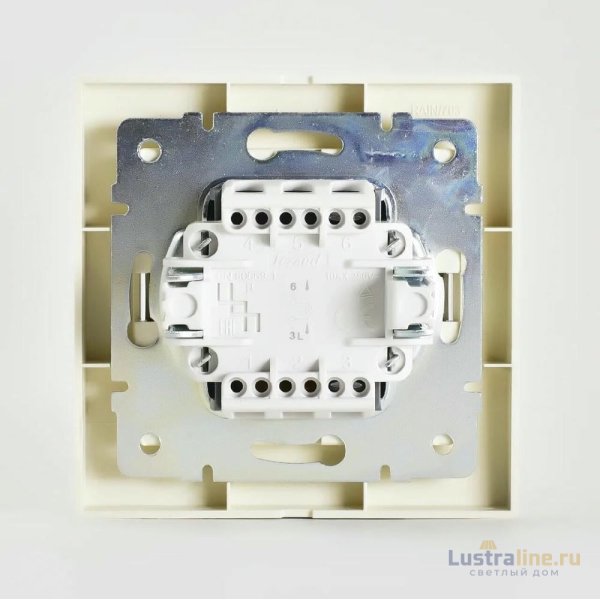 Выключатель с подсветкой Lezard Rain 703-0303-111