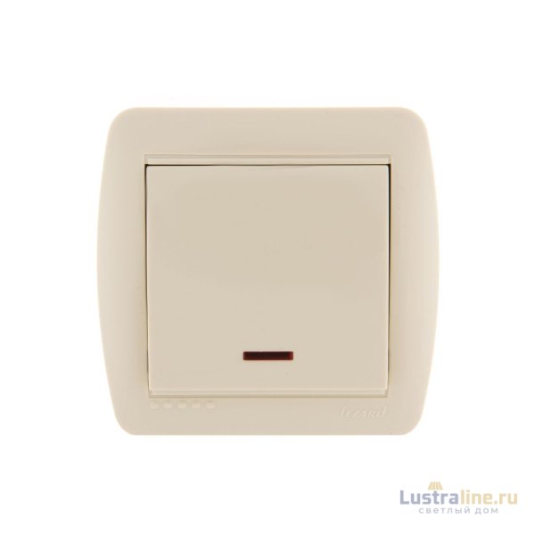 Выключатель с подсветкой Lezard Demet 711-0300-111