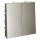Выключатель двухклавишный Voltum S70 VLS020104